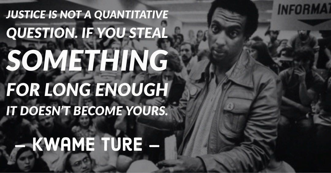 Happy birthday to one of my favorite political thinkers Kwame Ture formerly known as Stokely Carmichael    