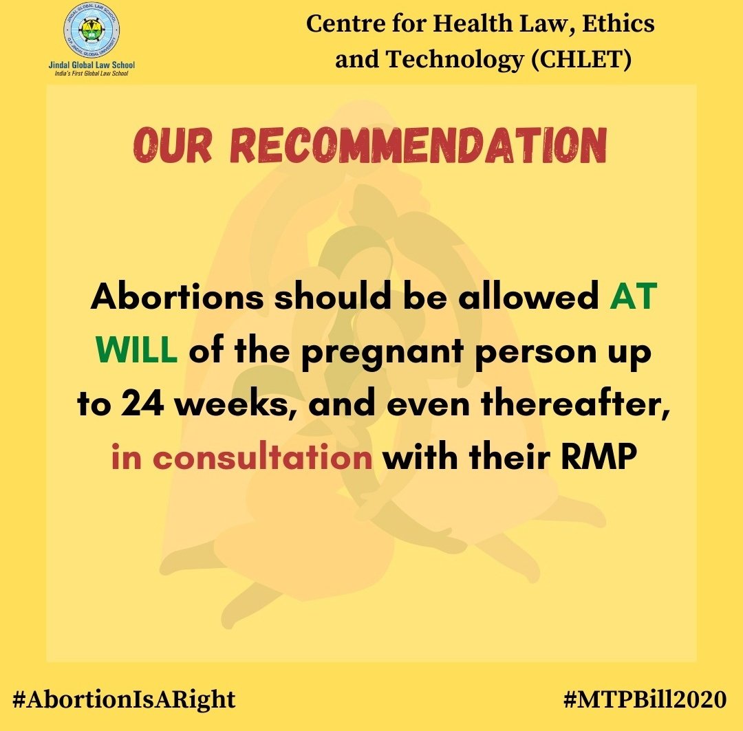 It strips away pregnant persons' autonomy. Therefore, abortions should be allowed for all pregnant persons AT WILL at least up to 24 weeks, and even thereafter, in consultation with their doctor. #AbortionIsARight  #MTPBill2020