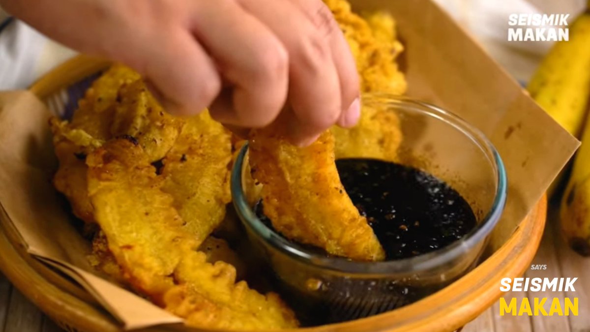 seismikmakan's tweet image. Pisang Goreng Sambal Kicap dah siap! Enjoy!😁#seismikmakan #pisanggoreng #sambalkicap