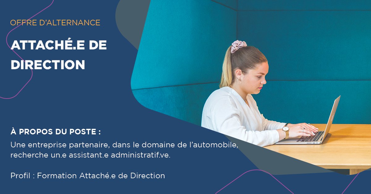 Nouvelle semaine 🌟 Nouvelle offre d'alternance ! Vous souhaitez préparer un Bac +2 Attaché.e de Direction ? Cette offre est faite pour vous 🤩 campus-saint-marc.com/2020/06/24/att…