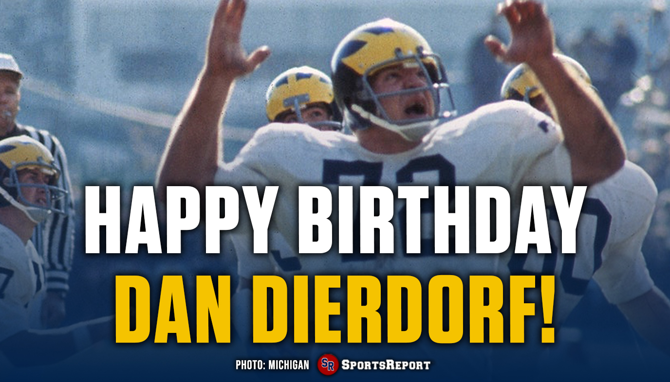  Fans, let\s wish legend Dan Dierdorf a Happy Birthday! GO BLUE!! 