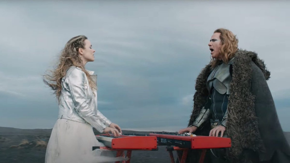 MovSto's tweet photo. Eurovision Song Contest: The Story of Fire Saga (2020)

مُغنيان من بلدة صغيرة، تُمنح لهما فرصة العمر، لتمثيل بلادهم في أكبر مسابقة موسيقيّة في العالم! فهل ينجحان؟

🔘 فيلم موسيقي كوميدي
☑️ متوفر حاليًا على نتفليكس. https://t.co/QmP2T6ajCC