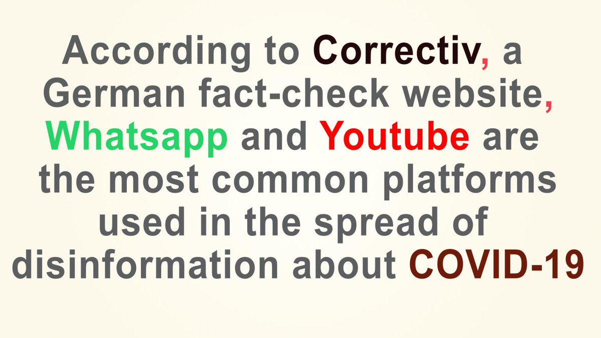indieframe_'s tweet photo. During the worldwide #COVID19 pandemic, the fake news about the virus spread just as fast as the disease itself. A recent study by German NGO @correctiv_org shows what channels are used in the spread of disinformation.

#FakeNews #Factchecking #socialmedia https://t.co/VxcckNMOdv