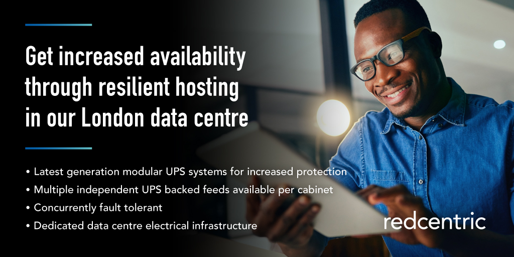 Redcentricplc's tweet photo. Providing you with secure, resilient and accredited colocation hosting facilities https://t.co/Lv0huiAfY3
#assuredavailability #colocation #hosting #datacentres https://t.co/NKMzFwrvU9