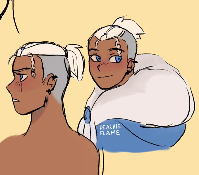 Zukka royalty AU where Sokka is northern water tribe prince and hates zuko at first cause he thinks he's a snob but zuko's just a shy and pinning for sokka,,, 