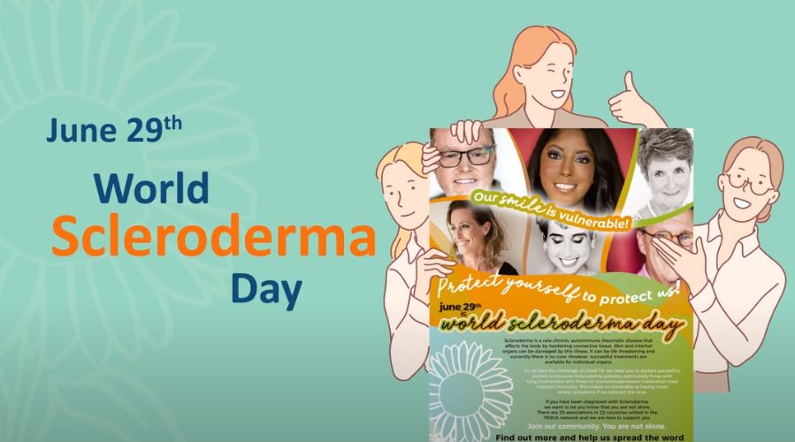 Hoy es el Día Mundial de la Esclerodermia #DMEsclero20 🌻

Nos da mucha alegría compartir el vídeo de <a href="/Fscleroderma/">Fesca</a>  
👉youtu.be/wpU5gCpAXX4