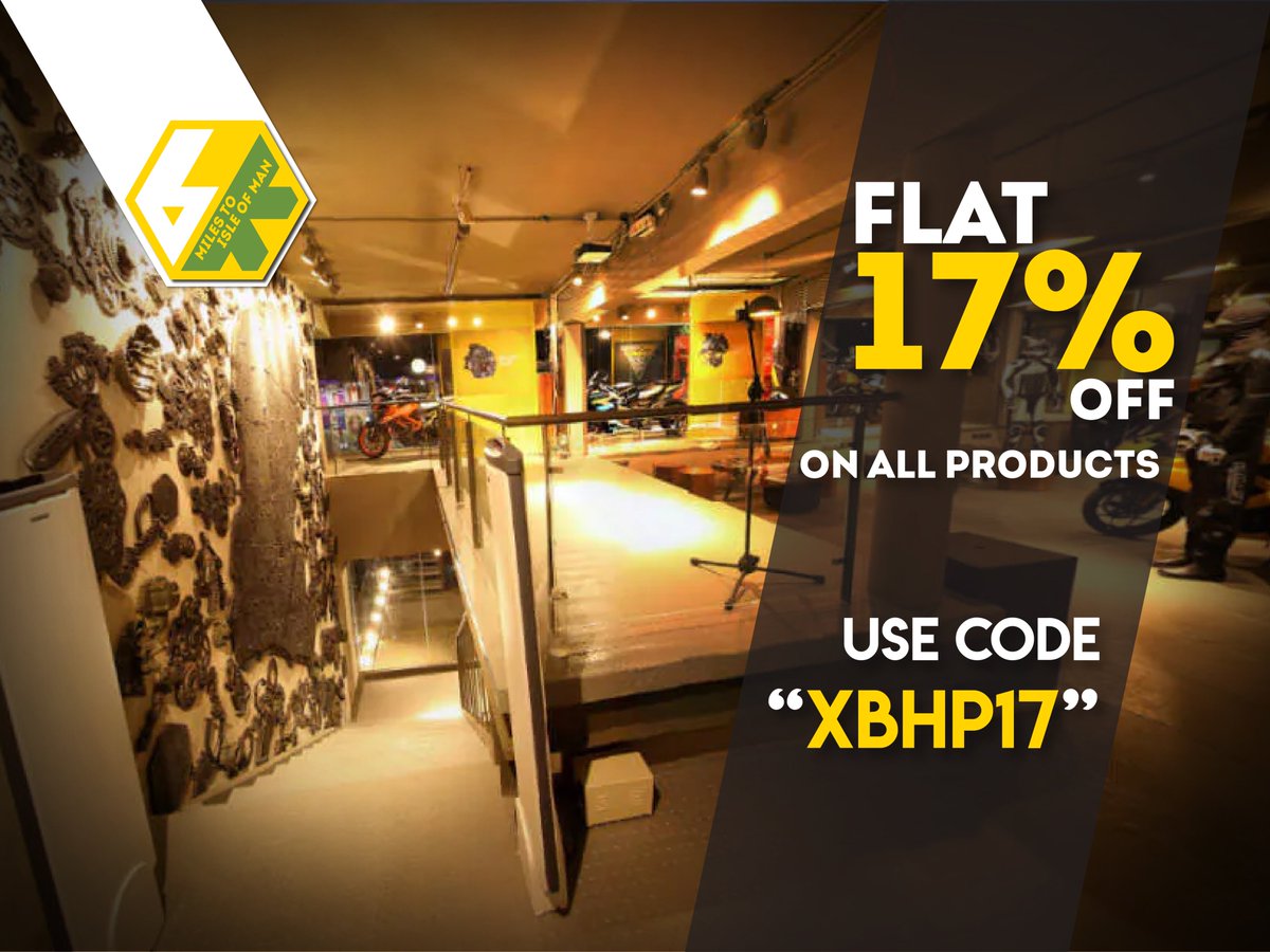 It's xBhp​ 17th Anniversary and we are giving a treat to all on #xBhp products with a 17% discount on #6KIOM Website (ONLY) for 17 days
Visit 6kiom.com
#RidingGears #RiderProtection #MotoTrainer #BikeStimulator #BikeAccessories #RiderGears #RidingJacket #Riders