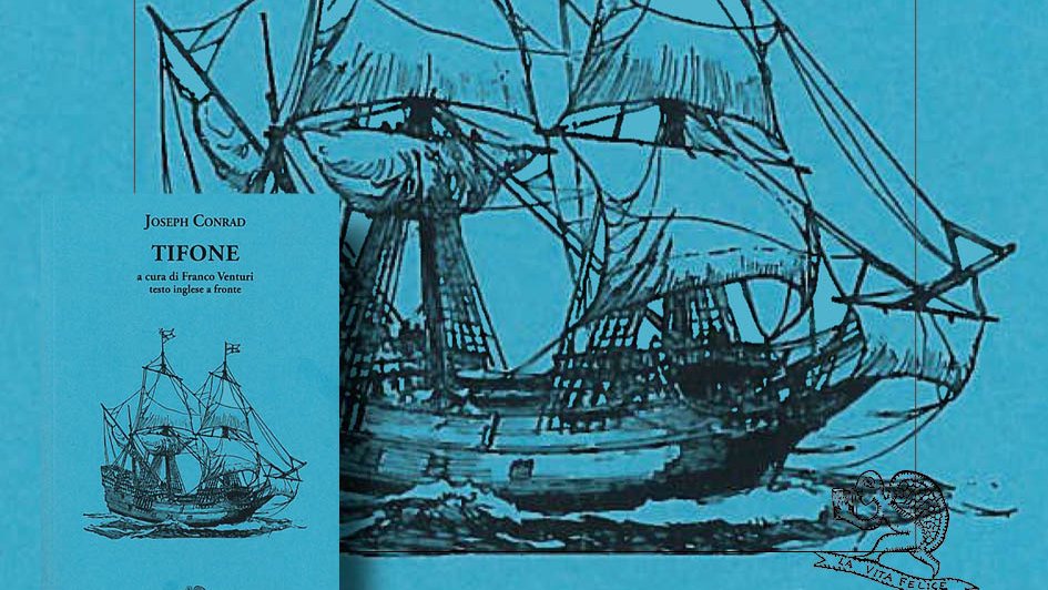 LaVitaFeliceEdi's tweet photo. Il piroscafo Nan-Shan, diretto al porto cinese di Fu-Chou con un carico umano di duecento coolies, incappa in una tempesta. Il suo flemmatico Capitano decide, nonostante le preoccupazioni dei sottoposti, di affrontare la furia del mare dirigendosi dritto nel centro del tifone. https://t.co/WVf3zghqS9