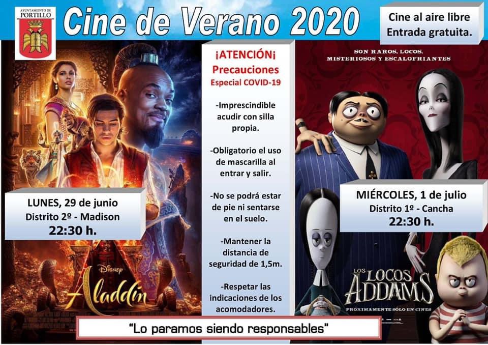 Regresa el cine de verano, cine al aire libre en las noches de verano los lunes y miércoles y comenzamos esta próxima semana.
Muy importante acudir con la propia silla, mascarilla y respetar las normas e indicaciones del personal del Ayuntamiento.