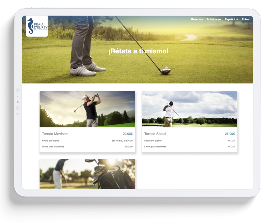 golfmanagerapp's tweet photo. ⛳️ ¿Ya conoces el módulo de Actividades de #golfmanager? 

👉 Organiza cualquier evento o actividad y tus jugadores podrán apuntarse y pagar online!

⭐️ ¿Quieres probarlo? ¡Te damos 30 días de prueba gratis! Escríbenos a info@golfmanager.com y lo tendrás listo en 24 horas! https://t.co/Z8vcCsy8Hp