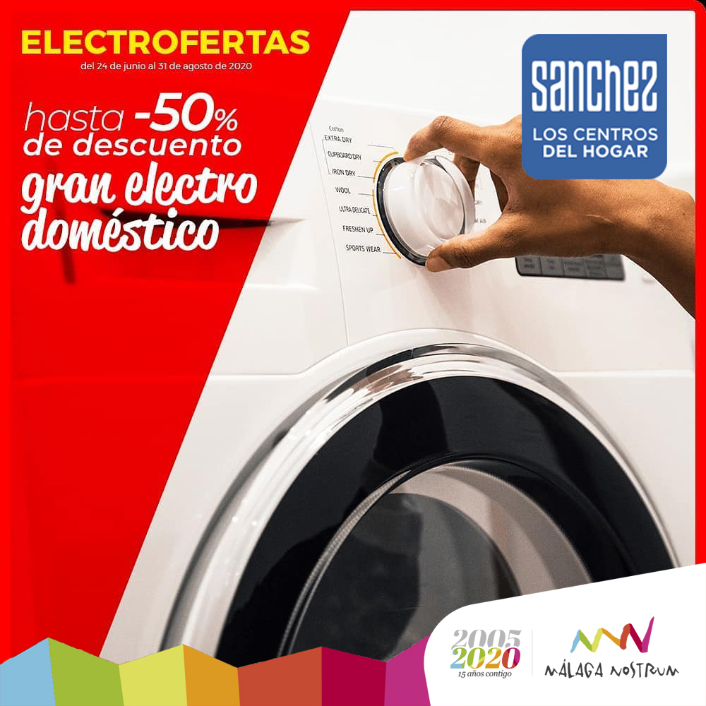 PCMalagaNostrum's tweet photo. 𝐑 𝐄 𝐁 𝐀 𝐉 𝐀 𝐒 en @SanchezHogar 

Hasta 50 % de descuento en:⁣⁣
⁣⁣
🔹Muebles para tu hogar🛋⁣⁣
🔹Baño y accesorios 🛁⁣⁣
🔹Gran electrodoméstico ⁣⁣
🔹Televisores 📺⁣⁣
🔹Menaje y accesorios 🧂⁣⁣
⁣⁣
Encuentra estas ofertas en nuestra tienda de #MálagaNostrum 👏 https://t.co/QlUq0cs1M5
