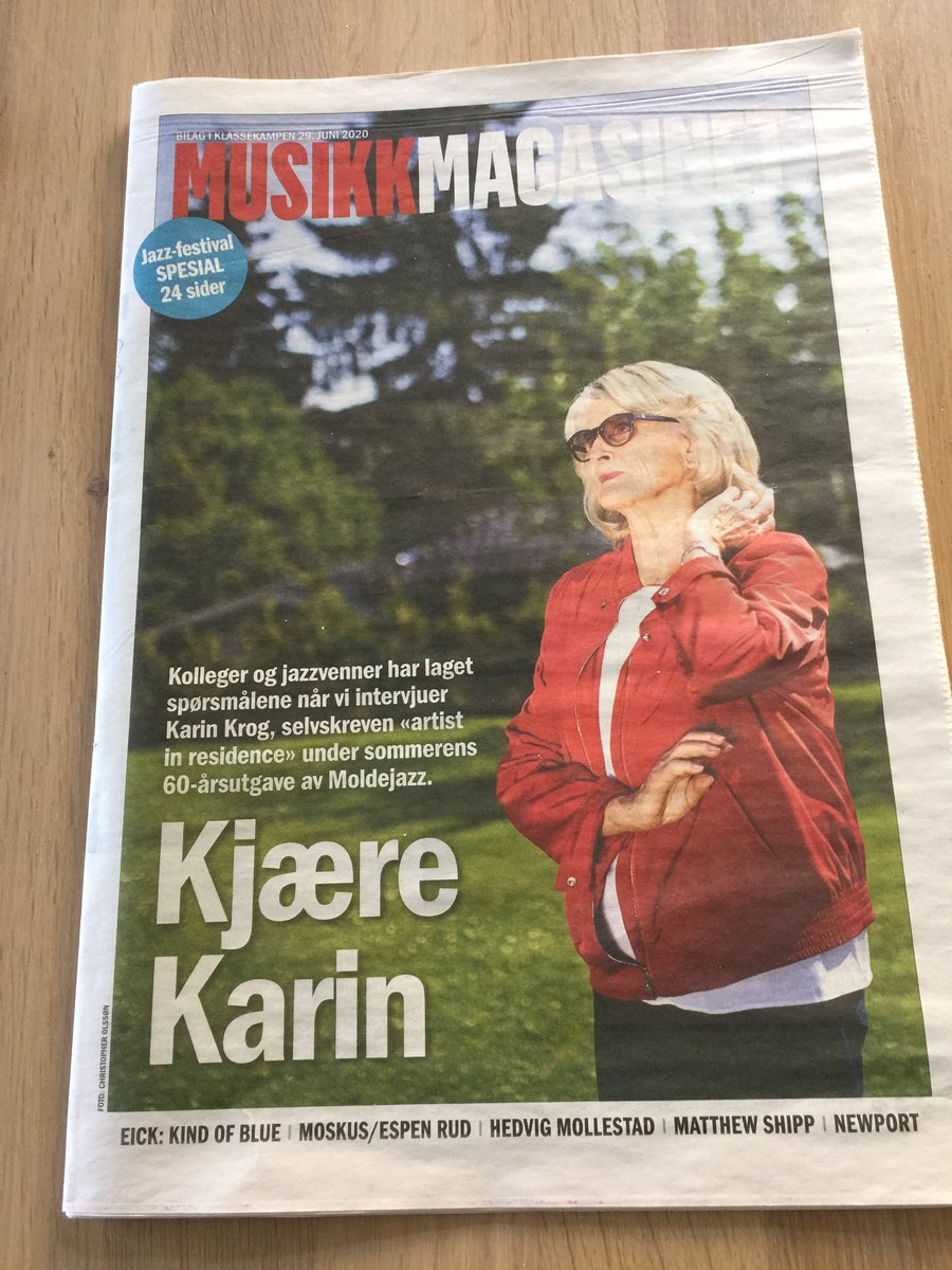 Ekstra flott Musikkmagasin i Klassekampen i dag. Løp og kjøp. Avisas innhold blir rein bonus i tillegg 🎖