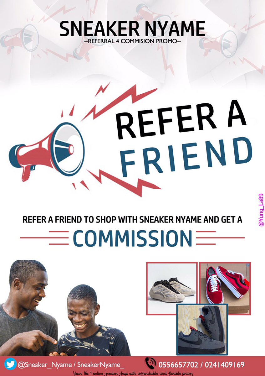 For your best sneakers contact  @Sneaker_Nyame and check some opportunities you may enjoy working with him.