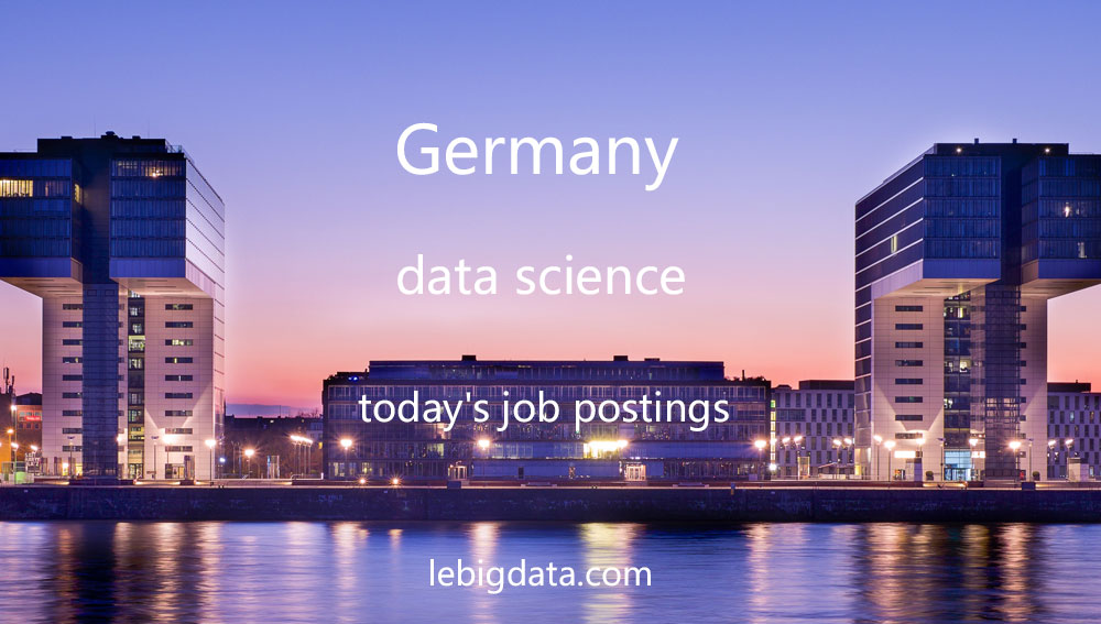 Data Science Jobs in Germany Today #datascience #datajobs #germany lebigdata.com/datascience/jo…