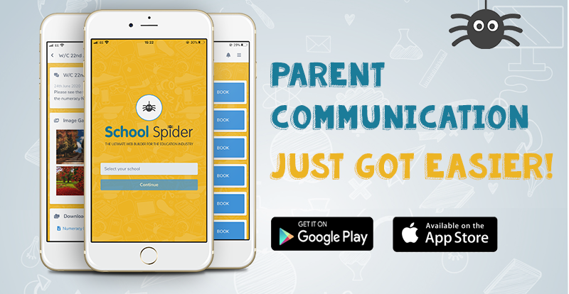 schoolspider's tweet photo. Our new app has launched!! 🚀📱

Make sure you updated it or download it from your app store. 

Brand new design and much easier to use. Let us know if you love it as much as us! 

#applaunch #excitingupdates #parentcomms #parentpayments #primaryschool #edtech https://t.co/I5e3iZUTTF