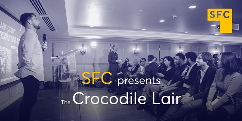 Cliveref's tweet image. I'm logging in for this evening's #CrocodileLair, a live pitching event at 6pm run by @Startupfundingc with five disruptive and crisis-beating companies that are #crowdfunding under #EIS to fuel their growth. Register as an SFC investor and join the event: eventbrite.co.uk/e/sfcs-the-cro…