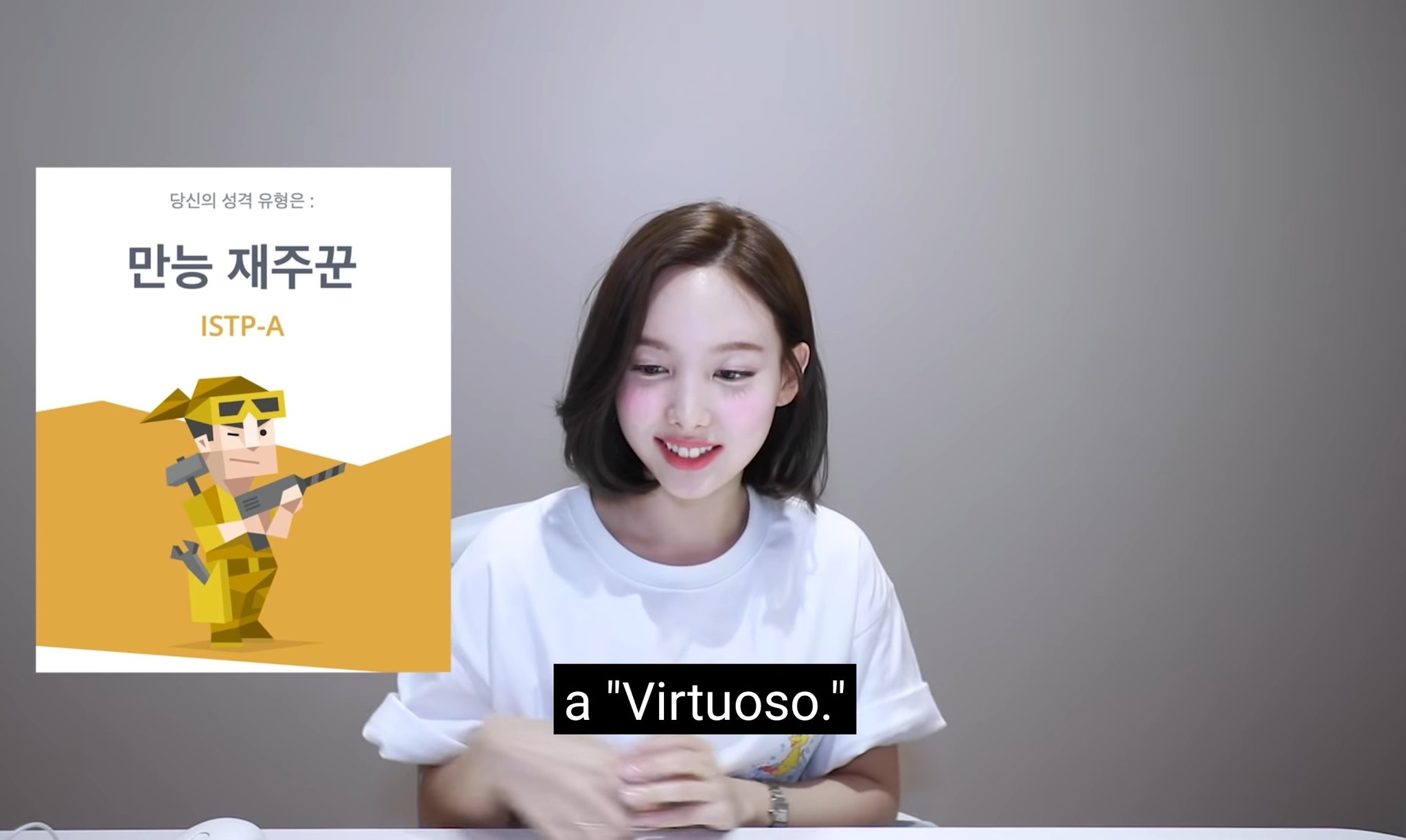 Sk 在twitter 上 Nayeon Did Her Mbti Test And The Result Is Istp A Virtuoso Personality Introvert 60 Energy Realistic 51 Instinct Rational Thinking 57 Strategy Exploration 53 Ego Self Assertive 67 T Co 56a7jkcqeg Twice