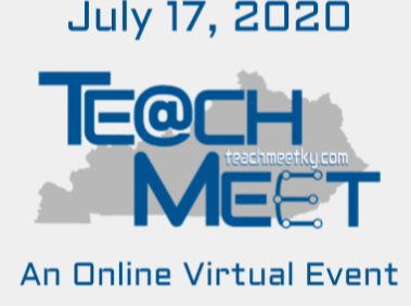 Join us July 17th for TeachMeet Kentucky, a FREE online #edtech unconference! Go to sites.google.com/ohio.kyschools… to sign up 2 attend &amp; present. 20 min sessions=fun&amp;fastpaced PD! 
 #TMKY20 #KYDLC #kygodigital #KyEdChat #KyLChat #gegky