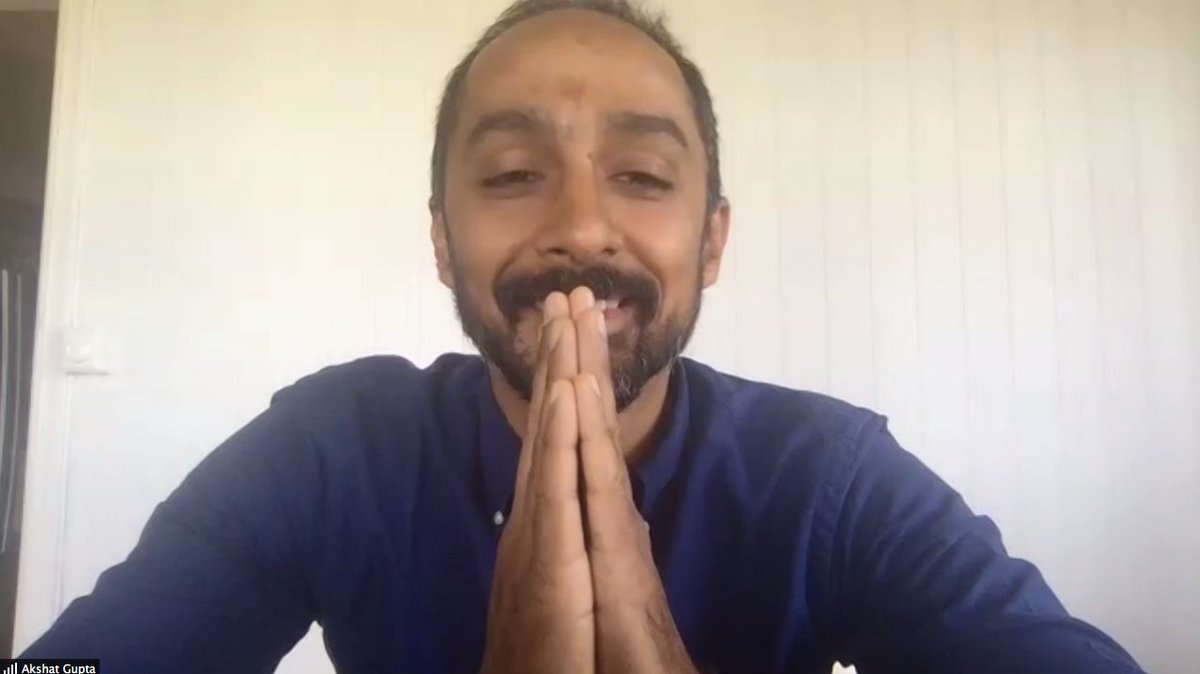 Co-Founder of <a href="/FromU2them/">FromU2them</a>, Akshat Gupta greeting <a href="/CMOMaharashtra/">CMO Maharashtra</a> <a href="/OfficeofUT/">Office of Uddhav Thackeray</a> <a href="/AUThackeray/">Aaditya Thackeray</a> at the @launch of <a href="/milkarmumbai/">Milkar Mumbai</a> this afternoon on #Zoom. Visit milkar.org to learn more about the #collaborative platform &amp; to #donate now!

@GodrejGroup <a href="/RpgFoundation/">RPG Foundation</a> <a href="/mybmc/">माझी Mumbai, आपली BMC</a>