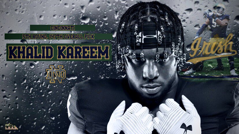 estTheLEAD's tweet photo. DEFENSE DON’T STOP || @khalid_kareem53 🏈

2019 @NDFootball Team Captain. Irish great. Defensive Leader. ☘️

#NDDesignChallenge #estTheLEAD #LEADmedia https://t.co/OMhYr7a5Ee