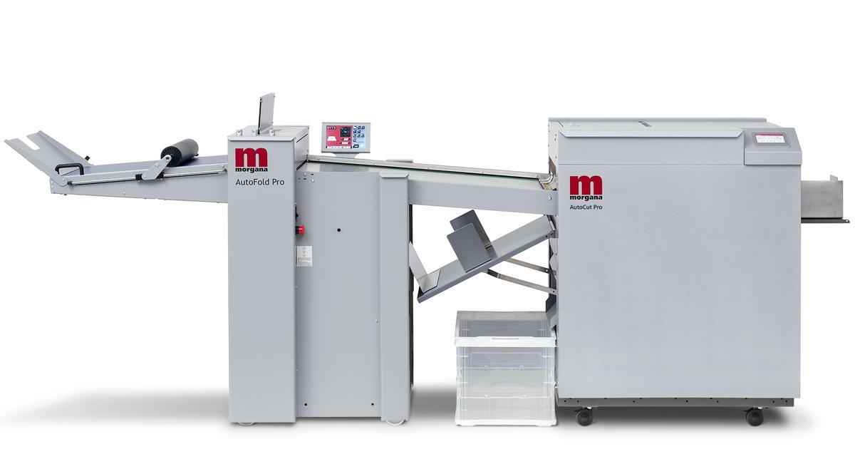 Morgana's AutoCut Pro is the latest multi-function finishing unit from the company. It takes automation to the next level, along with a production speed suited to the busiest of small-to-medium sized print facilities, bit.ly/2NqgJvy