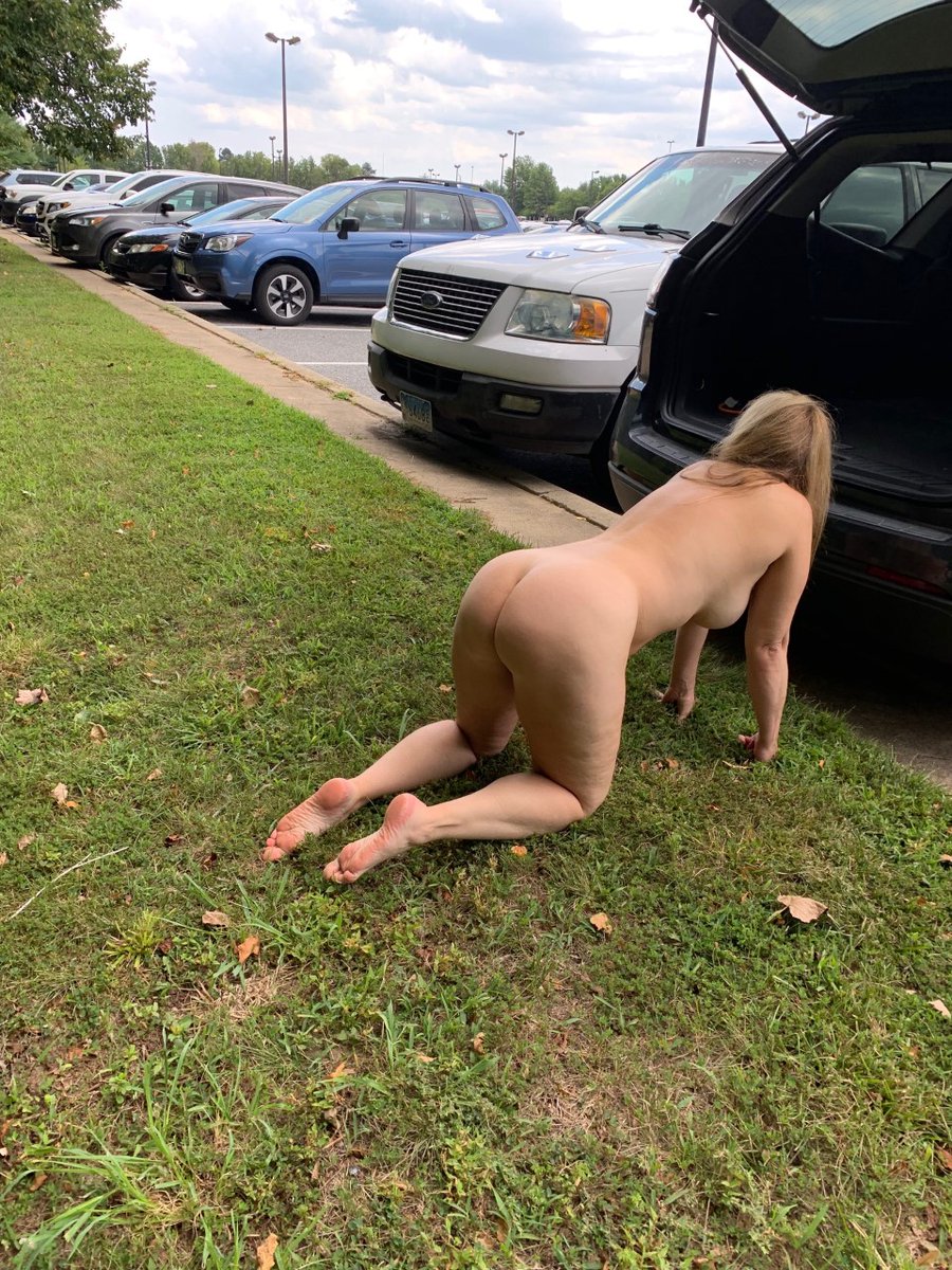 Flashing In A Public Car Park Only One Naked