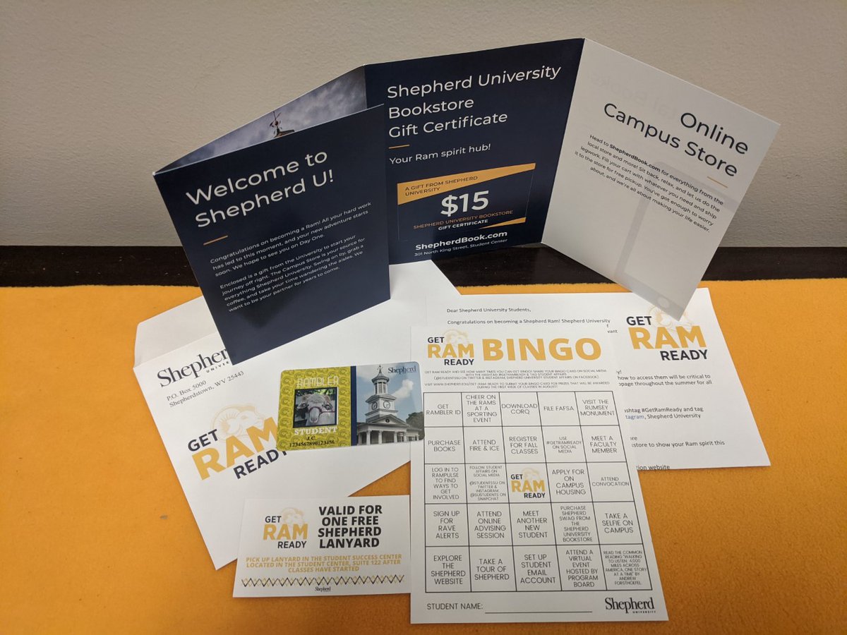 Shepherd Admissions on Twitter "📬 check the mail to be be one step