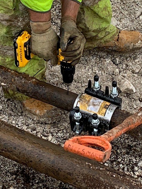 BeereGroup's tweet photo. Two unidentified pipes where ends couldn't be traced! Our multi-discipline (#Gas #Electric #Water) underground services team initiated a pin drill to prove the pipe contents,   identify them as dead and help our client's bellmouth #construction #site team get back on track. https://t.co/McjKbh3VJo