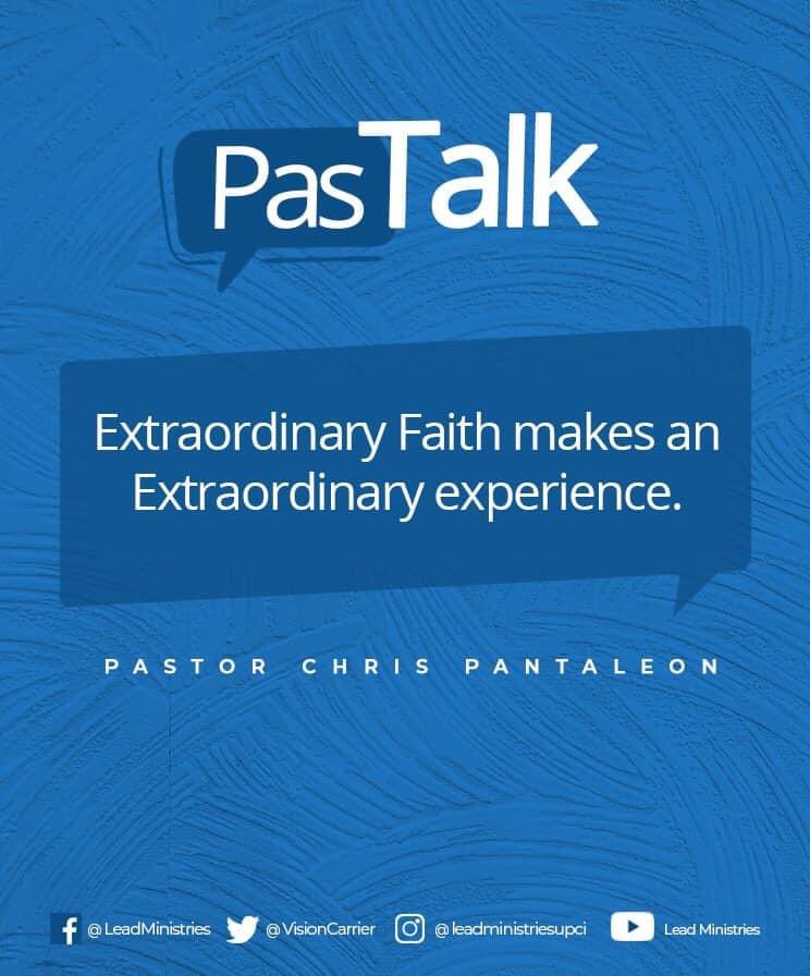 VisionCarrier's tweet photo. Your level of belief will match the breakthrough that you will receive.
#PasTalk https://t.co/wK5OQrLRxT