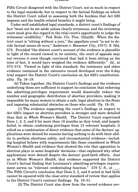 ifwhenhow's tweet photo. We have an opinion in June Medical, written by Justice Breyer, striking down the Louisiana TRAP law as unconstitutional! #MyRightMyDecision https://t.co/v9k4YelM6s