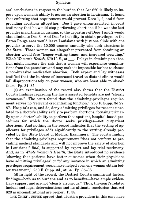 ifwhenhow's tweet photo. We have an opinion in June Medical, written by Justice Breyer, striking down the Louisiana TRAP law as unconstitutional! #MyRightMyDecision https://t.co/v9k4YelM6s