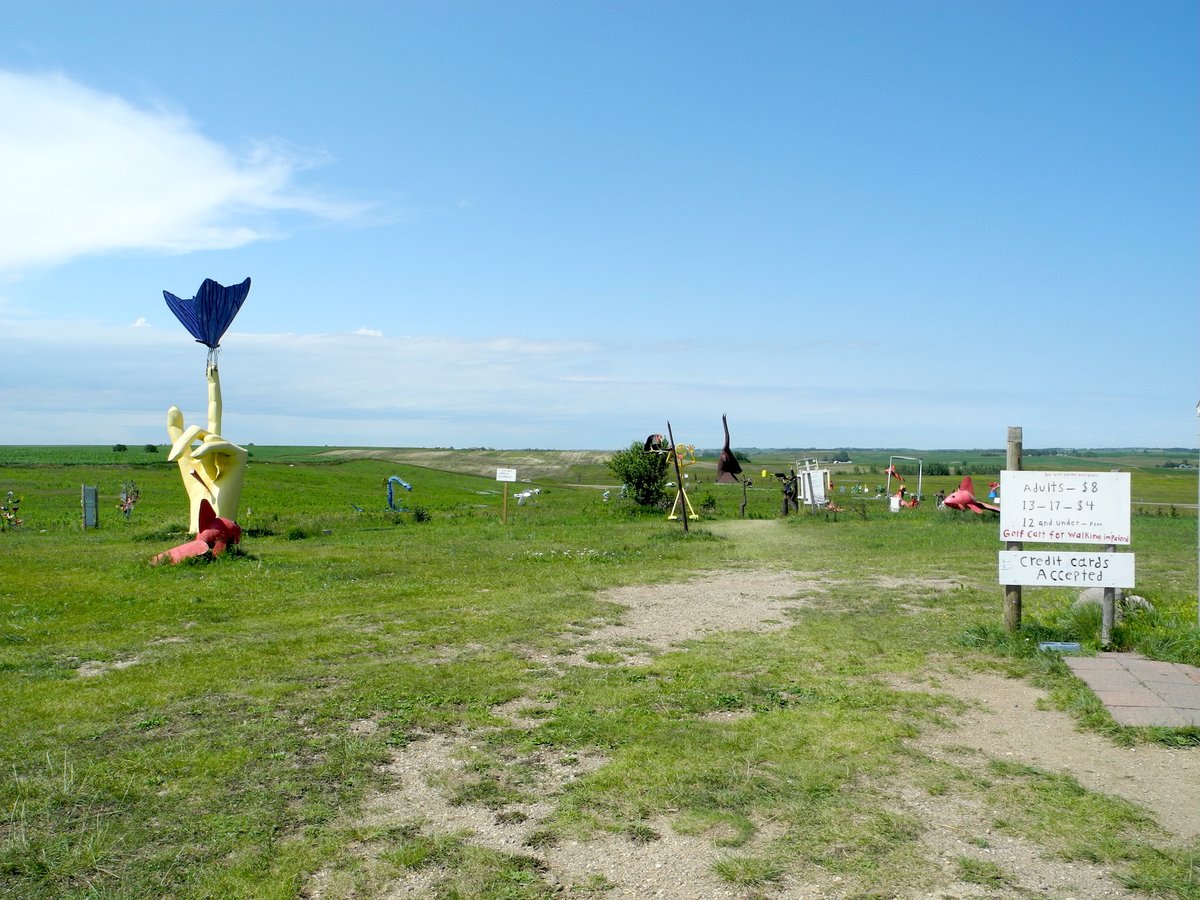 500 miles east on I-90 was a true oddity, Porter Sculpture Park, right by the interstate and run by the artist from a caravan. Real 'S Town' feel to it, if you've heard the excellent podcast (if not - get on with it).