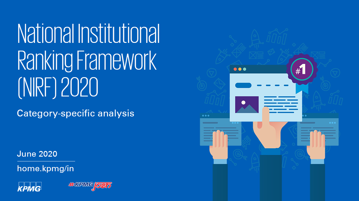 KPMGIndia's tweet photo. Explore a preliminary analysis of #NIRF2020 rankings by @KPMGIndia's Education Centre of Excellence with over 3,700 institutions participating across categories https://t.co/FG7MgRz10t https://t.co/tZTjyPVElx