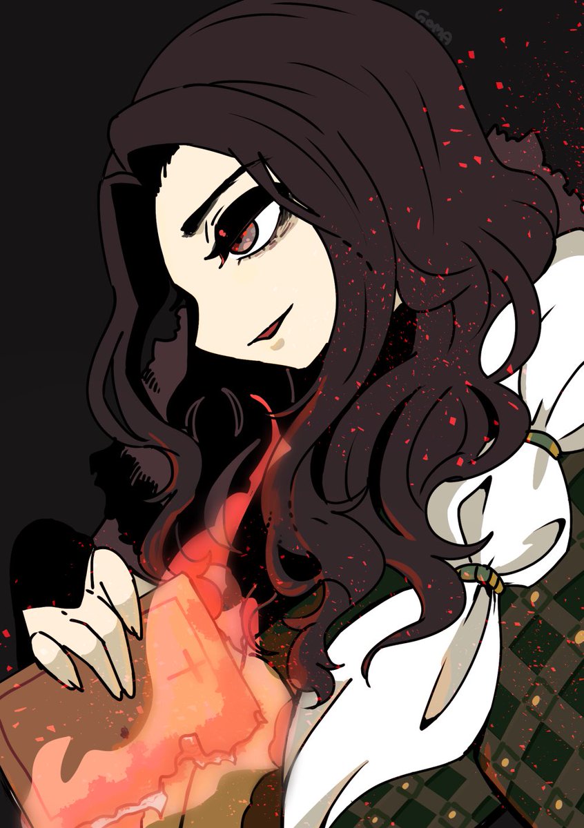 神を呪う男 Goma Commission Open のイラスト 神を呪う男 Goma Commission Open のイラスト