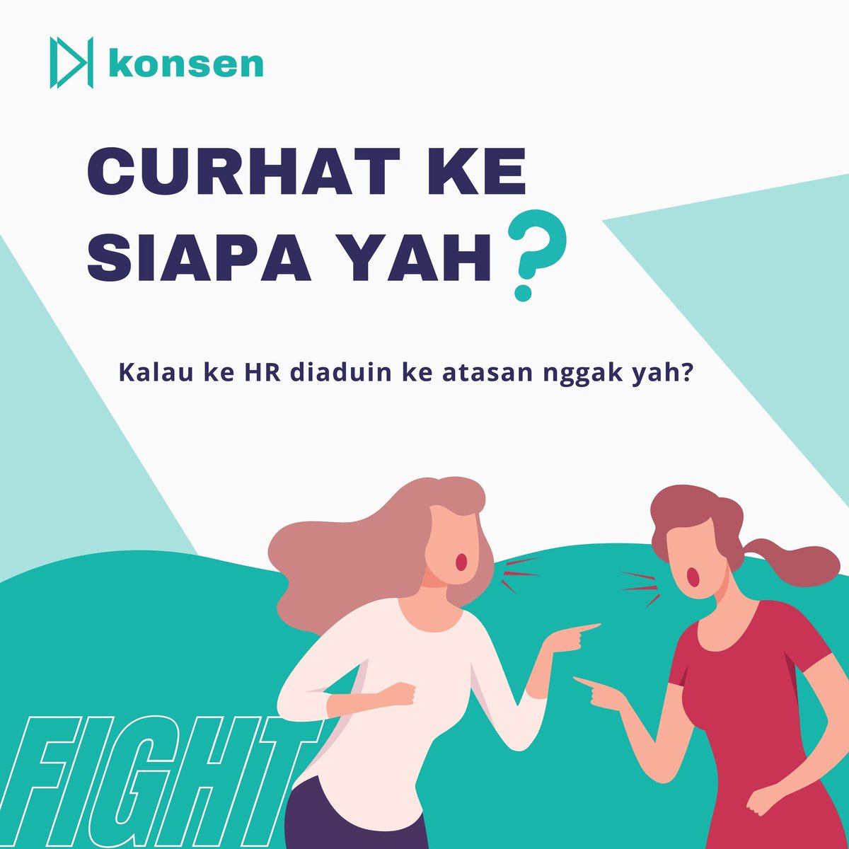 Kadang ada-ada aja masalah di kantor. Apalagi kalo udah konflik sama atasan atau rekan kerja. Terus kalau itu terjadi kita harus ngapain dong? Masa iya mau berantem terus sampai ganggu kerjaan?

Pengen tau dong, Kolega kalo ada masalah dalam kerjaan curhatnya kemana sih?