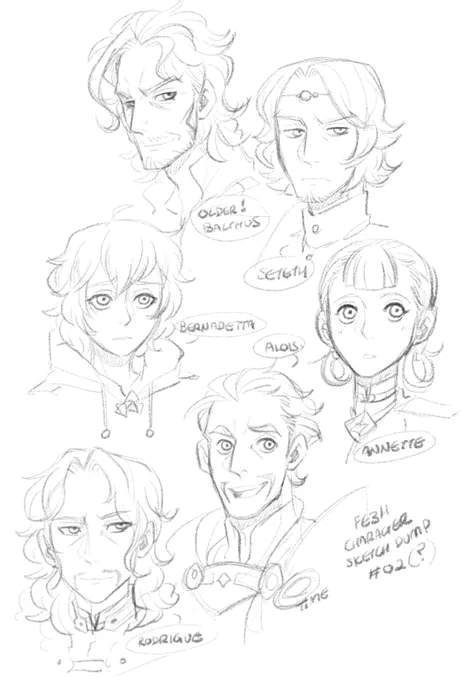 Knocked out before I could finish but here we go. Scribble scribble. >.> Thx for the prompts! #FE3H https://t.co/vqT0UYultl 