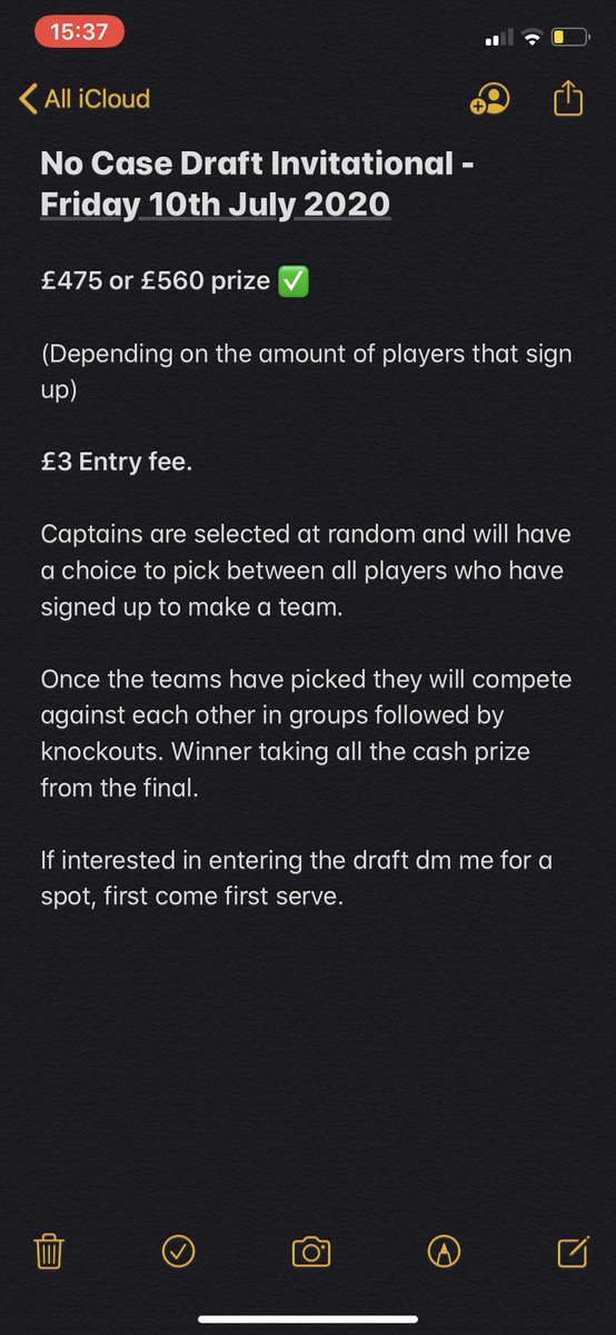 KingDavid7x's tweet photo. DM me or @KennyH0212 to enter #NoCaseDraft https://t.co/uNPk7DSE2Z