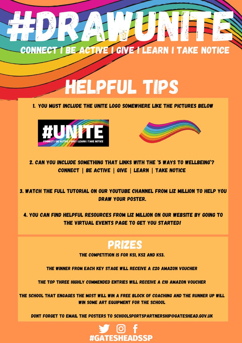 GatesheadSSP's tweet photo. Here is a summary of everything you need to know about #DRAWUNITE! π
Watch the tutorial to help you get started from illustrator @liz_million on our YouTube channel- https://t.co/J2nYfPA6Be
All other useful resources are also on our website here - https://t.co/fRghxP7VMB π¨ https://t.co/iguoXfuK9G