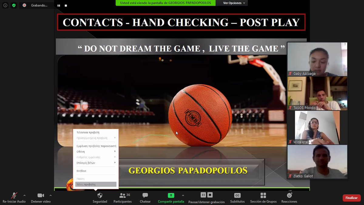 fimba_es's tweet photo. Los Árbitros FIMBA continúan con el ciclo de capacitaciones en inglés. El sábado 27 de junio Georgios Papadopoulos (Grecia) realizó una excelente presentación .
#FIMBAMaxibasketball #FIMBArefereeteam #Trainingcycle #Togetherwegrow https://t.co/TE4rZq6WxB