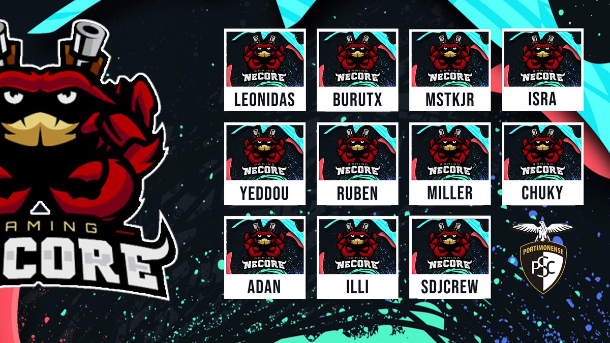 Necore_Gaming's tweet photo. #NCRFIFA β½
#MatchDay π¦
Β‘Comenzamos la #NeCORECup by @NeCOREgaming! π
Β‘Γstos son nuestros onces oficiales para los encuentros! π₯
β° 21.30
π @PortimonenseSC
β° 22.00
π @PeIigroeSports
β° 22.30
π @FenixEsports_
πΊ https://t.co/rTjvanS3uR
#goNΓ©coras #NCRFIFA https://t.co/dWXxcrI12p