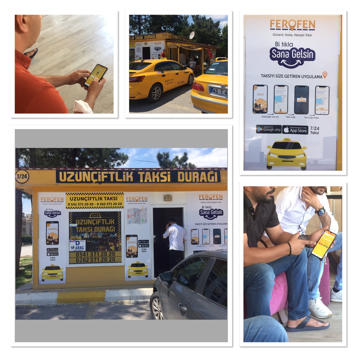 Ferofen ailesi hızla genişliyor! Şimdi de Uzunçiftlik Taksi Durağı'nda hizmetinizdeyiz. Yerli ve milli yazılıma sahip uygulamamız ile güvenli, kolay ve hesaplı taksi bi tıkla sana gelsin!
Uygulamamıza aşağıdaki linkten ulaşabilirsiniz:
ferofen.com/appIndir