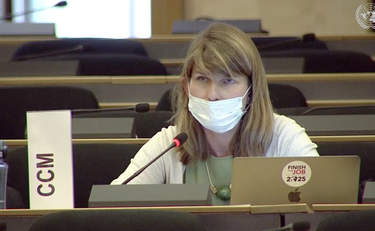 banclusterbombs's tweet photo. We see need to highlight ongoing use of #ClusterMunitions in #Syria, slow pace of #Universalization to reach 130 SPs, challenges to #VictimAssistance and #Clearance goals - We note needs &amp; rights of #Survivors as key crosscutting issue-@banclusterbombs @ISUCCM #2RevCon prep. mtg. https://t.co/U1Lky5ynPt