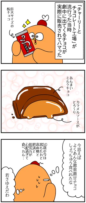 若さゆえに食べることができたウォンカチョコレート 