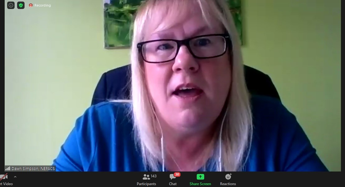 "To be kind and compassionate is absolutely essential in this line of work" Dawn Simpson <a href="/nepacsinfo/">NEPACS</a> #allthedifference