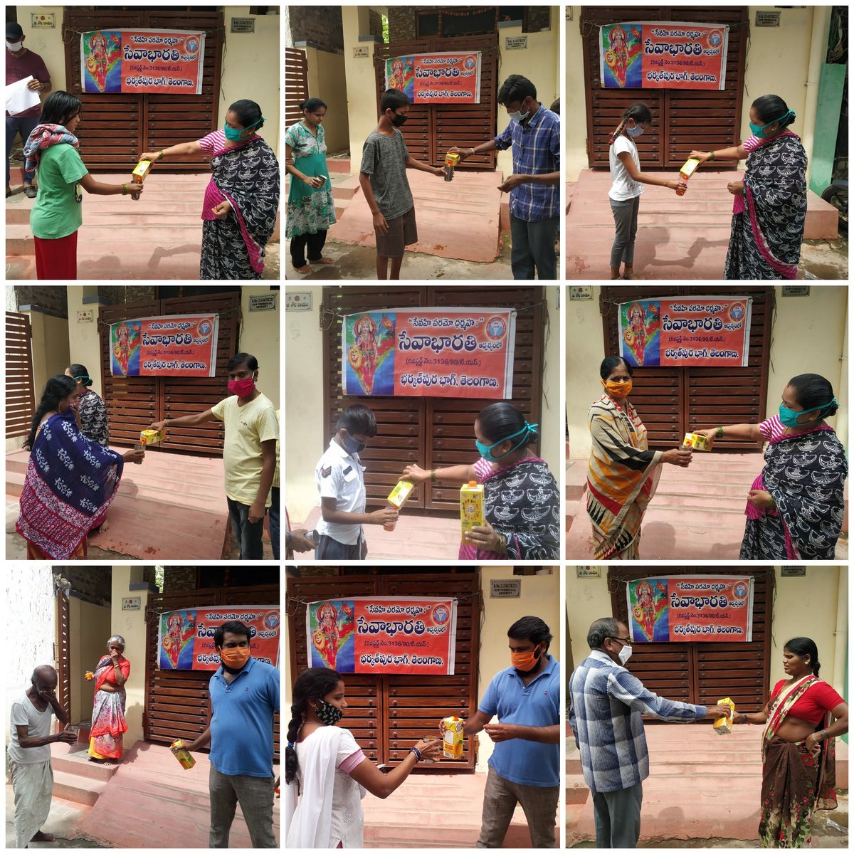 NethajiNareshK's tweet photo. Distributed #DaburReal #FruitJuice to kids in #HMWS Lane #PremNagar
#MadhuraNagar #SevaBasthi(slum) by #SevaBharathi #Barkathpura bhag.

#98DayServiceInLockDown
#sevabharathitg

#GlobalIndiaFoundation and #NaveenPath Organisation
#NaveenJindalBJP 
#Spokesperson 
#DelhiBJP https://t.co/SaKpCKD72d