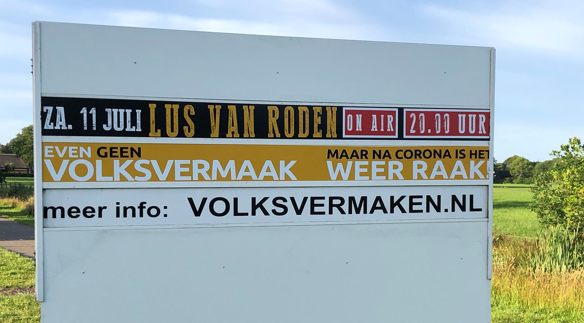 Na maanden van leegte komt er weer kleur op de borden... 
Gaat de <a href="/lusvanroden/">Lus van Roden</a> dan toch door?
Lees er morgen alles over in <a href="/DeKrantNieuws/">De Krant Nieuws</a>!