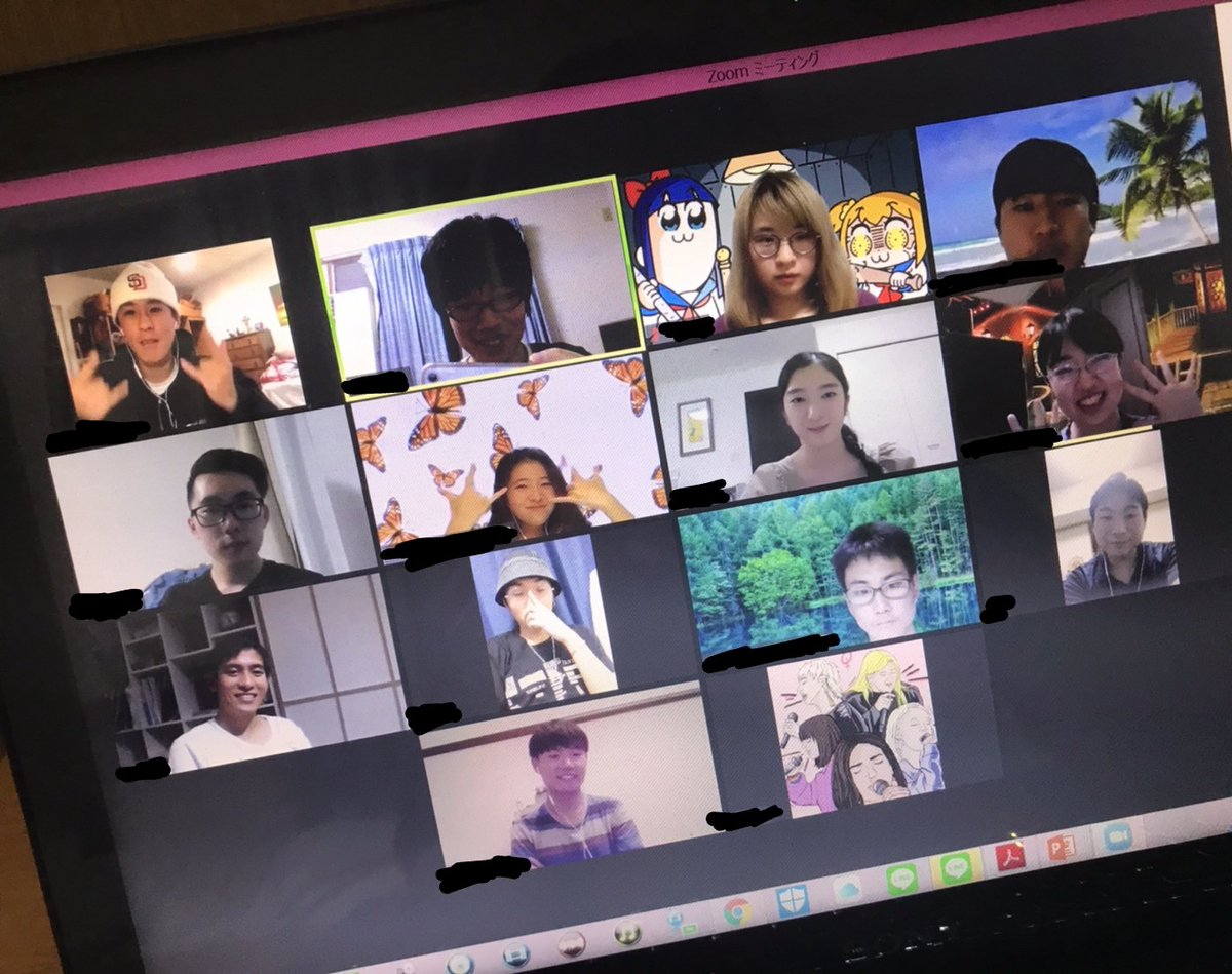 BeActiveclub's tweet photo. 先日、和泉キャンパス教養英語会Meicomさんとの合同活動を行いました！😊

コロナの影響でZoomでの開催となりましたが今年度初の他サークルとの合同活動ということで、大変盛り上がりました😎✨✨
他キャンパスの方達と交流出来る機会となりましたね🏁🚩

Meicomの皆さん、ありがとうございました！！ https://t.co/tBUYjQ13ZF