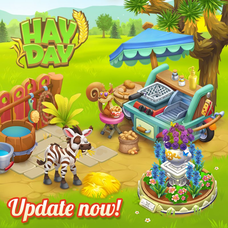 Hay Day On Twitter Update Alert Squirrels Cuteness Explosion Baby
