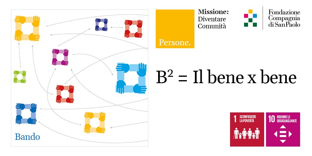 CSP_live's tweet photo. Pubblicato il #BandoCSP B² = Il bene x bene, con il quale la #FondazioneCSP mira a sostenere iniziative sul territorio di Piemonte e Liguria che forniscano risposte efficaci di contrasto alla povertà. Scopri di più: https://t.co/7fLBfrmOpO #FondazioneCSP #PersoneCSP #ComunitàCSP https://t.co/dlh8zH1wmf