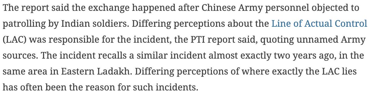 The 2017 incident at Pangong Tso was described as follows (image attached) by the Indian Express. Foreign Minister Jaishankar called the Aug. 2019 incident a “face-off” that was resolved and not a “skirmish.”  https://mailchi.mp/34c43a2aa409/eye-on-china-wuhan-20-indian-wargames-economic-worries-li-in-russia-laws-drone-sales-us-bills-on-hk-tibet?e=[UNIQID]